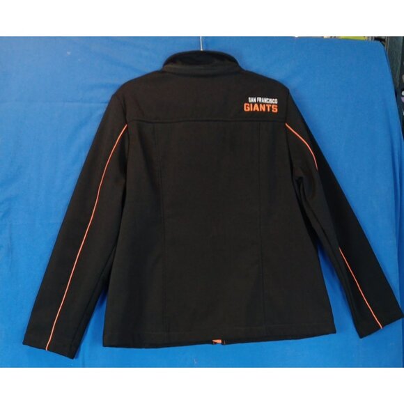 San Francisco Giants MLB Mens XL Black Jacket 2 Pockets G-III Sports/ Carl Banks - Picture 3 of 11
